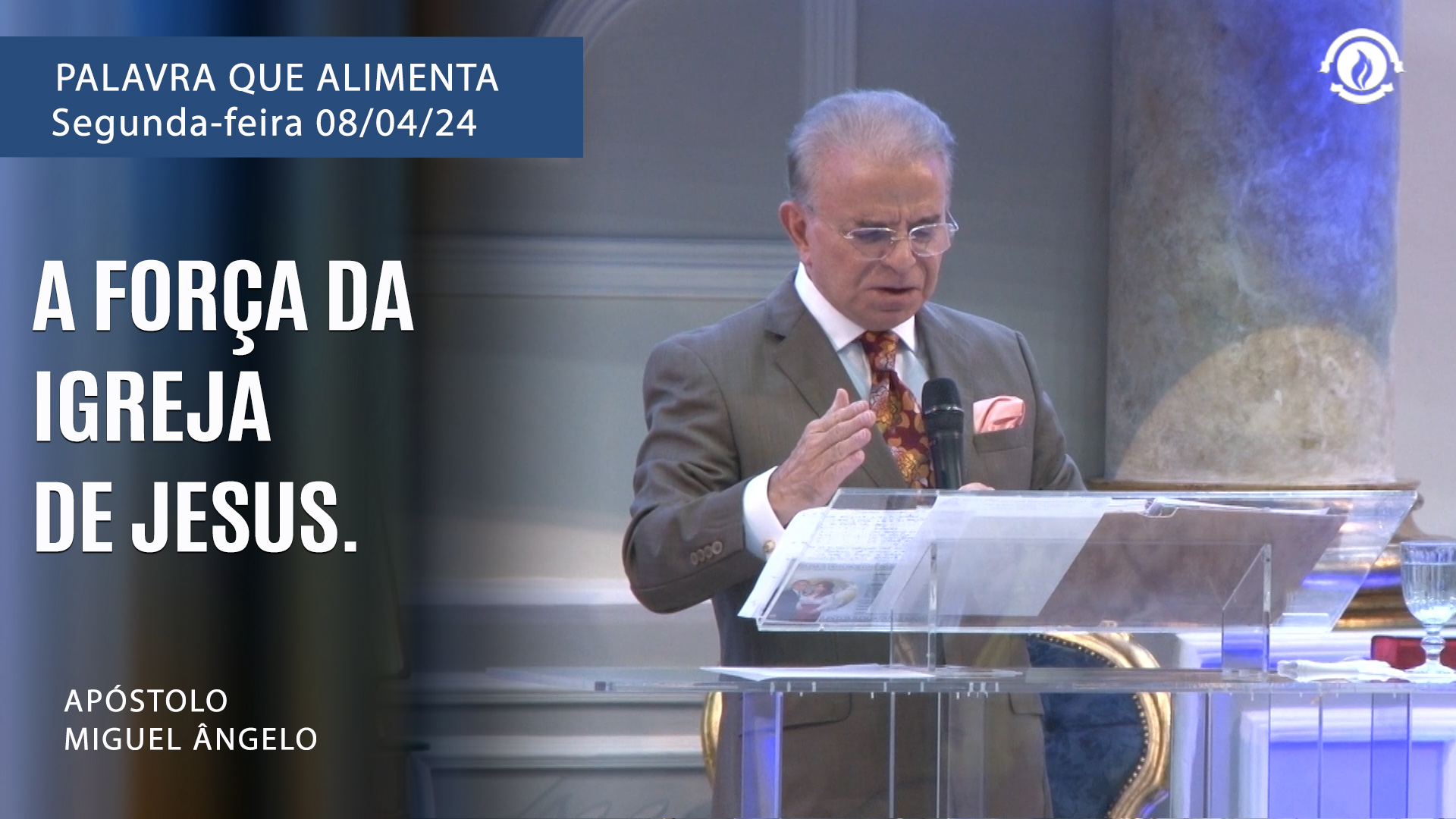 Palavra que Alimenta Segunda feira 08 04 24 Igreja Evangélica